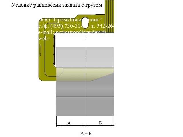 Условие равновесия с грузом
