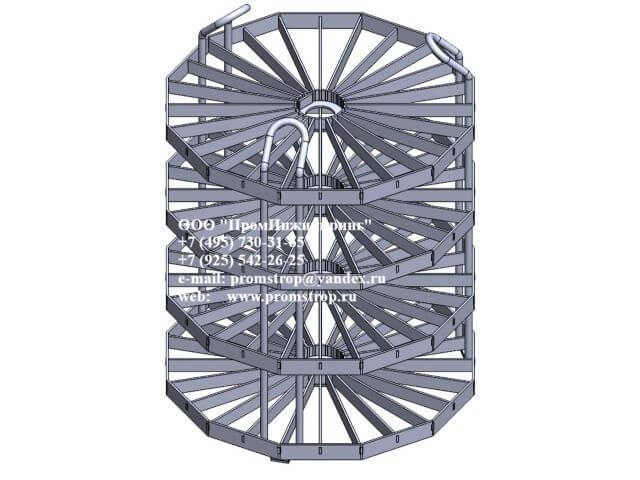 Корзина 0,8т ф870х900(1100)-2025