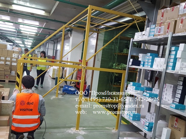 Паллетные ворота цена от 45 000 руб – ПромИнжиниринг, модуль безопасной загрузки ПВ-VST