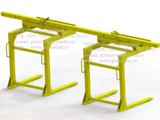Траверса ЛК 3,0т с 2-мя захватами ЗВ-1,5т 1,2м х 1,5м 2021